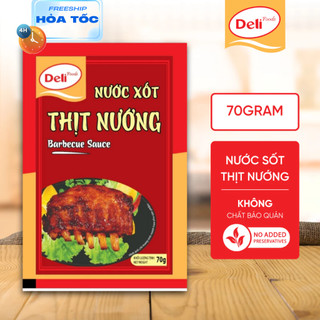 Nước Xốt Thịt Nướng Hoàn Chỉnh Deli Foods Gói 70g Gia Vị Ướp Thịt Nêm Gia Vị Nấu Ăn Sẵn Tạo Màu Đẹp 