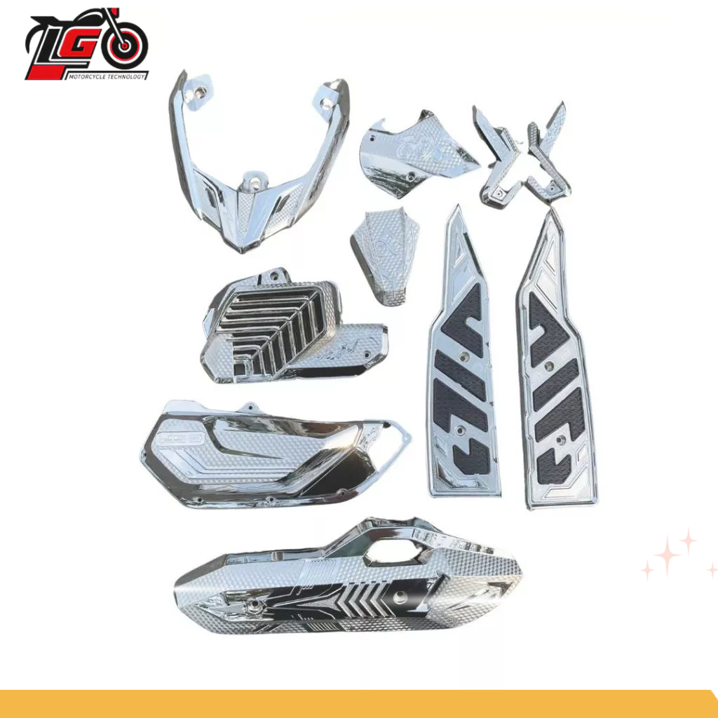 Phụ kiện xe máy AB 2026- Loại màu Xi-Làm bằng nhựa ABS siêu bền đẹp AB 125, AB 160