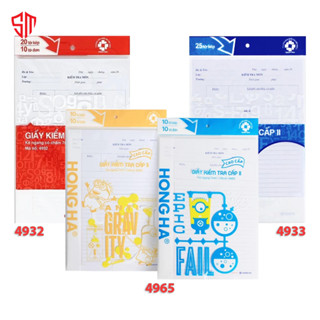 Tập Giấy Kiểm Tra Kẻ Ngang Hồng Hà Dành Cho Học Sinh Cấp 2/Cấp 3 - 4932/4933/4965/4971