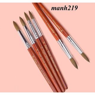  Cọ Đắp Bột Super Linda Kolinsky nặn hoa Số 12 14 16 18 Nail - manh219 