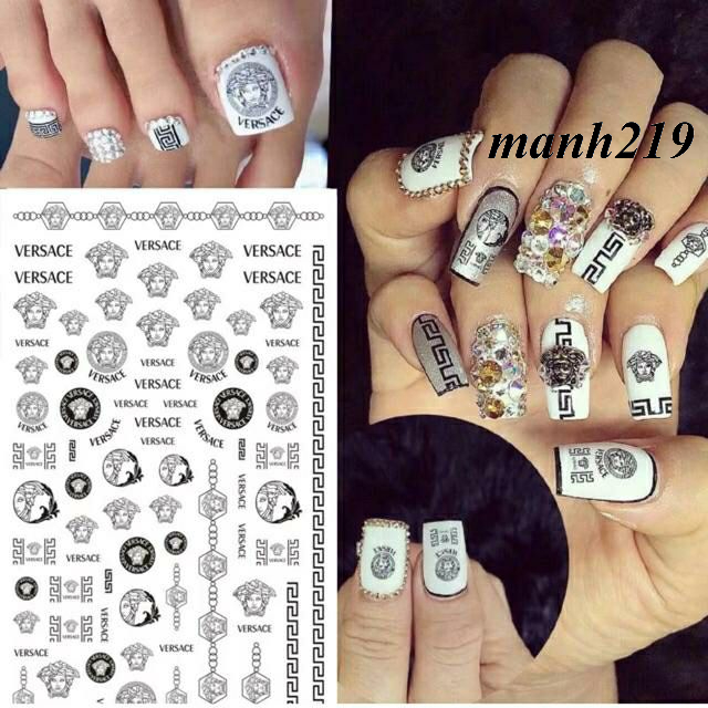 sticker dán móng tay hình siêu đẹp