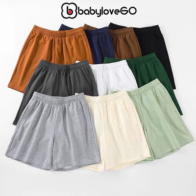 Quần đùi bé trai BabyloveGO quần short thun có túi chất liệu cotton thoáng mát QT012