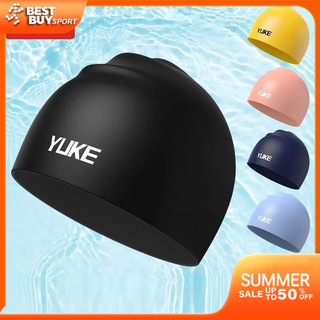 Mũ bơi người lớn YUKE-GJ240 - Silicone chống thấm nước, siêu co giãn, bảo vệ vành tai cho nam và nữ
