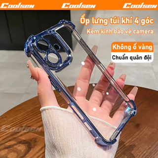   CHỐNG SỐC CAO CẤP  ốp lưng điẹn thoại túi khí trong suốt cho iphone 17 air 16 15 14 13 12 11 Pro max 