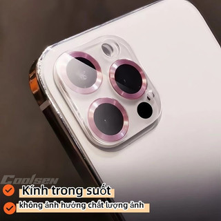 Kính bảo vệ camera iPhone liền khối chống trầy bảo vệ toàn diện cho iPhone 17 Air 16 15 14 13 12 11 Pro Max 