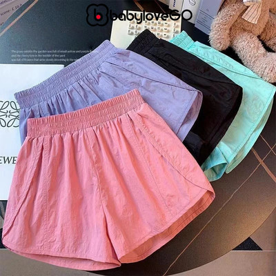 Quần đùi gió bé gái BabyloveGO, quần short đùi vải gió mềm nhẹ thoáng mát dáng thể thao năng động cho bé QG02