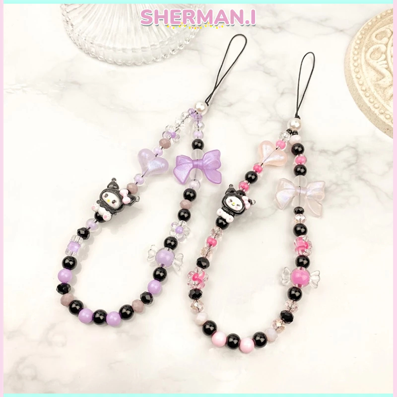 Dây chuyền điện thoại di động đính hạt hình chú chó quế Sanrio hoạt hình dễ thương-SN | BigBuy360 - bigbuy360.vn