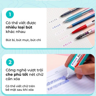 Bút xóa Thiên Long CP-02 dung tích 12ml, nhanh khô, không độc hại - CHÍNH HÃNG