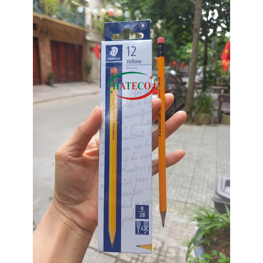 COMBO 5 BÚT CHÌ 2B STEADTLER 134 - BÚT CHÌ GỖ