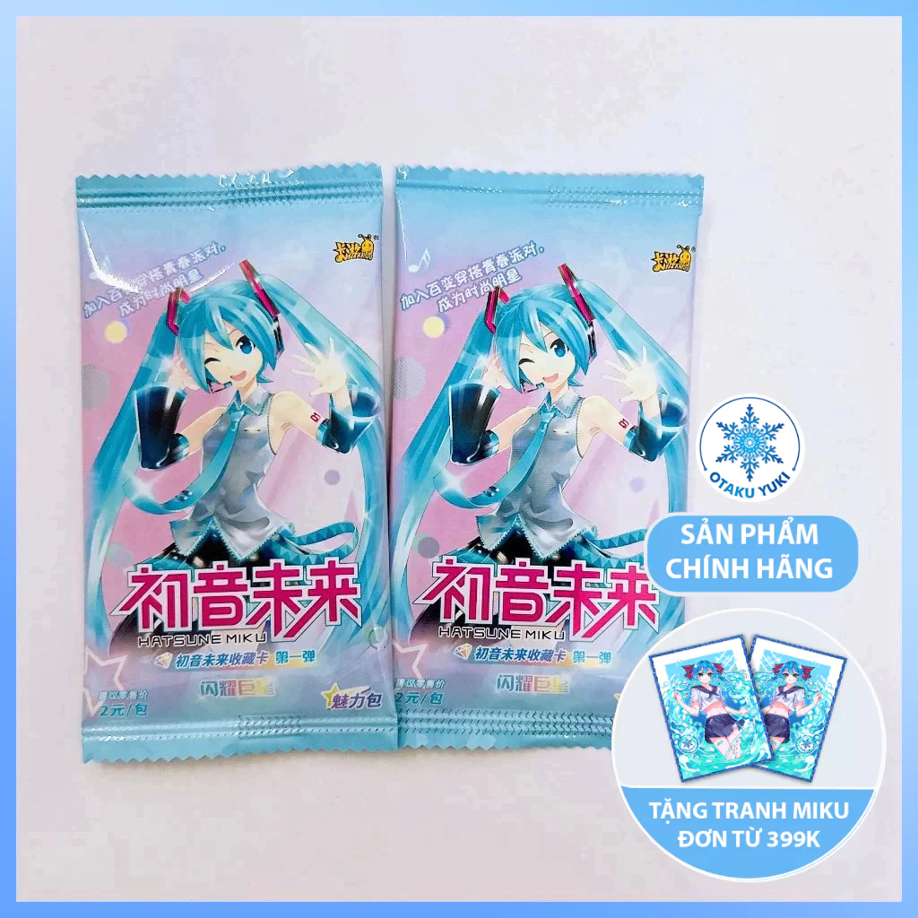 Gói Thẻ Pack Card Hatsune Miku Vocaloid Tier 2 Wave 1 (KAYOU)