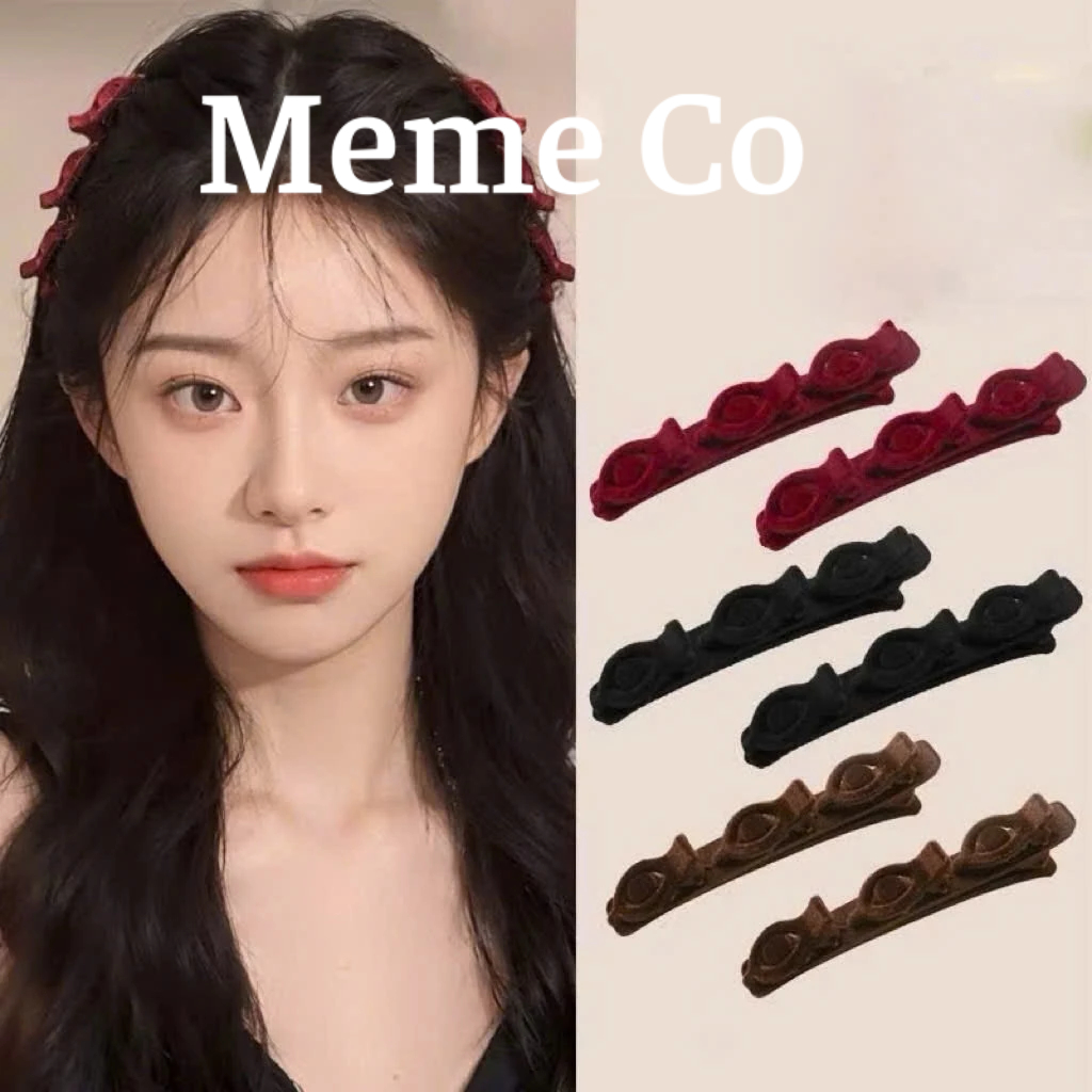 Bộ 2 chiếc kẹp tóc mái , kẹp cố định tạo kiểu phong cách Zore