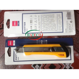 Dao rọc giấy to Deli 2042 (18mm) - Dao trổ deli chính hãng