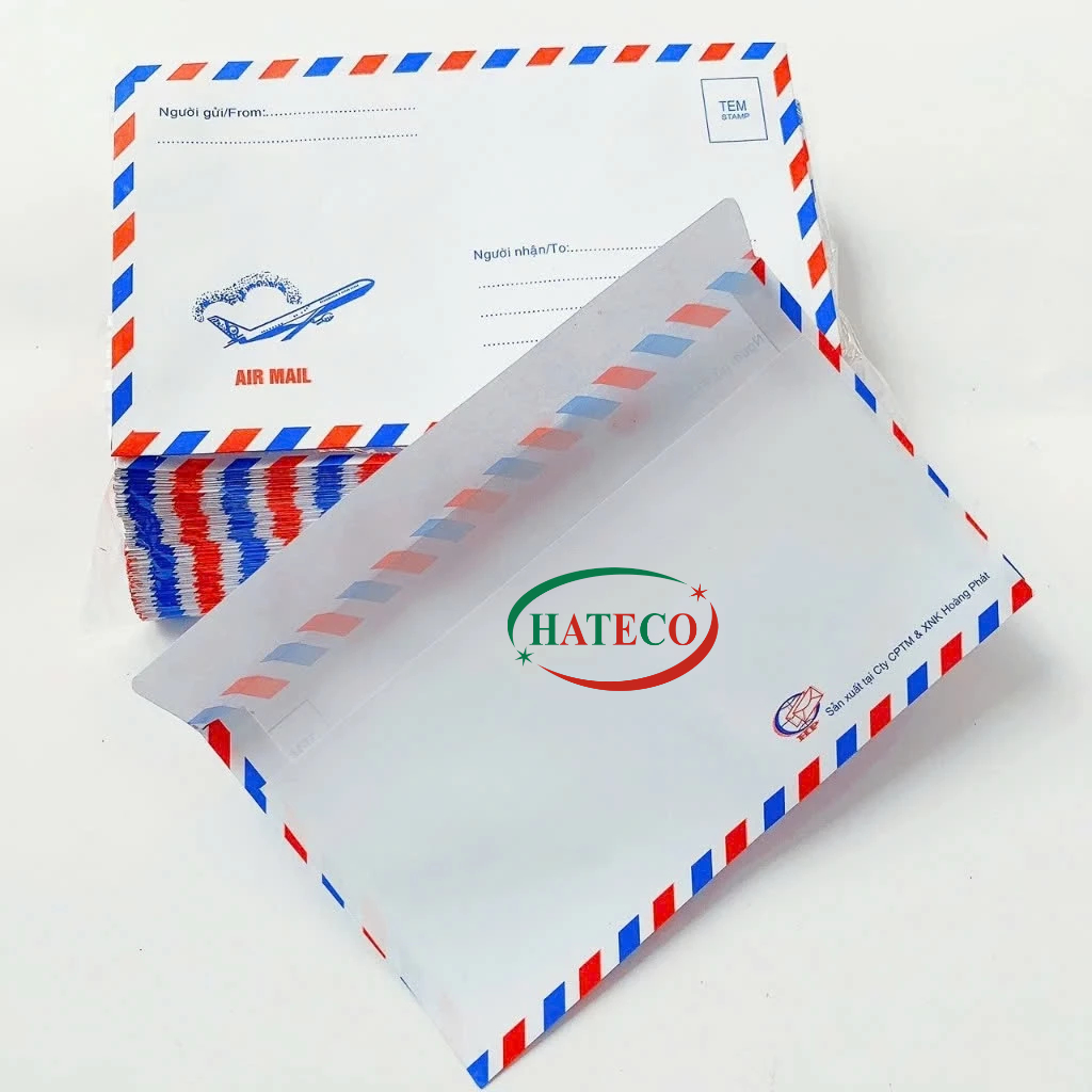 {Sale} 1 tệp 100 chiếc phong bì thư - phong bì bưu điện dầy đẹp