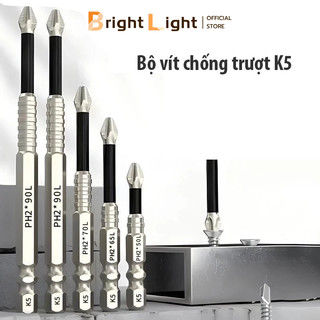  Bộ vít chống trượt K5 - Đầu từ - Thép CRV - Độ cứng cao Thích hợp cho tua vít máy khoan các loại cờ lê 