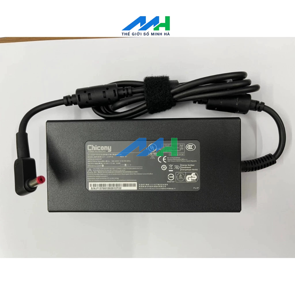 Sạc 230w Acer Predator Helios 300 PH315-55 PH317-55 PH317-56 Charger Power Cord