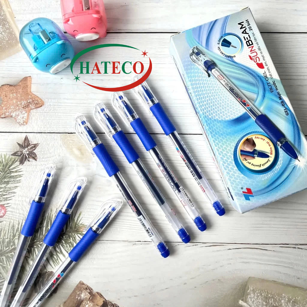 5 CÁI Bút Gel Thiên Long GEL-08, GEL08 đầu 0.5mm-bút viết êm trơn nhiều mực, bút nước CHÍNH HÃNG