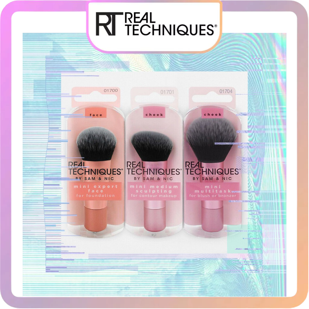Cọ Trang Điểm Nền - Phấn Phủ - Phấn Má RT REAL TECHNIQUES Phiên Bản Mini