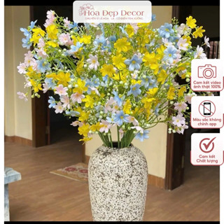 Combo 10 cành hoa lụa giả Nhất Chi Mai nhiều màu sắc, thích hợp trang trí nhà cửa | Hoa Đẹp Decor