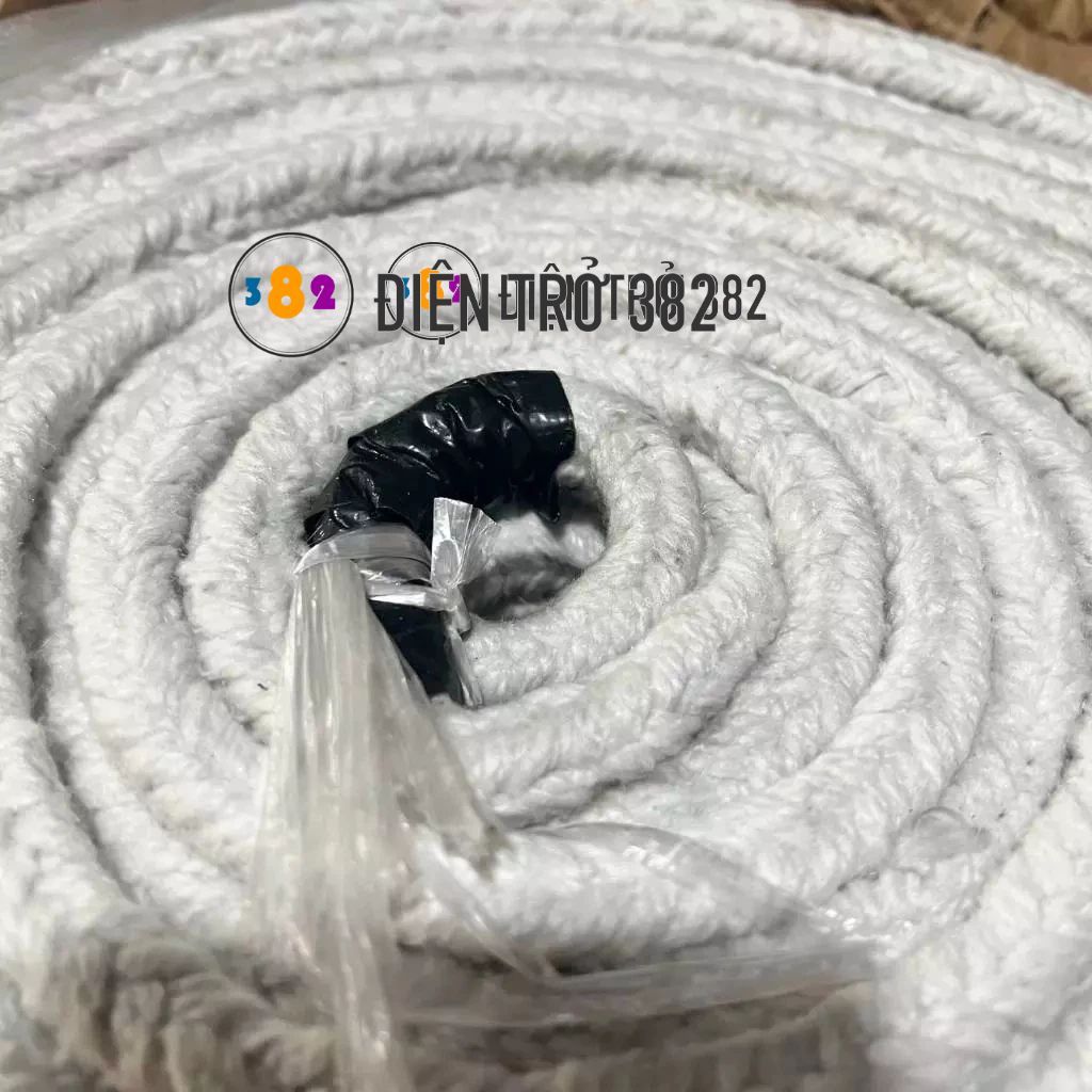 Dây ceramic vuông lõi sợi thép, chịu nhiệt 1260 Độ đủ kích thước 6x6mm đến 16x16mm