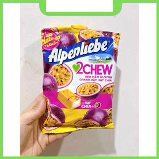 Kẹo Alpenliebe Chew Chanh Dây Hạt Chia Gói 84g