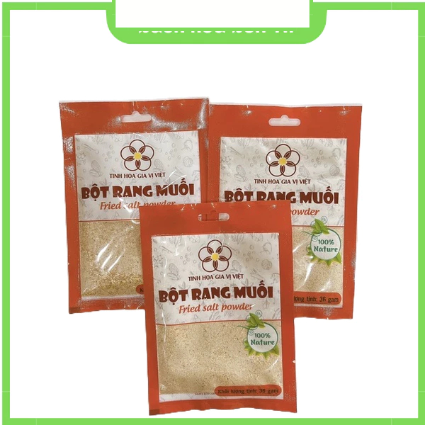 Bột Rang Muối 36g, Làm Món Gà Ếch Rang Muối