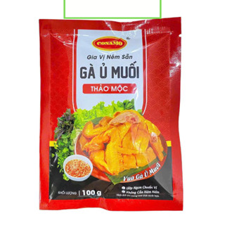 Gia Vị Gà Ủ Muối Thảo Mộc 100g (màu đỏ)
