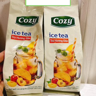 Trà Cozy Đào Hoà Tan 400g Pha 50 Ly