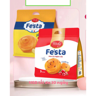 Bánh Mì Hoa Cúc Ngàn Lớp Festa Richy Túi 3 Bánh