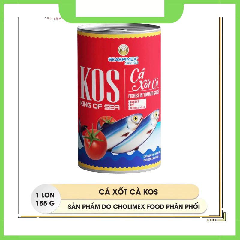 Cá Xốt Cà Kos Seaspimex 155g
