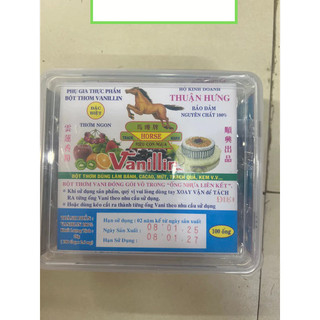 Bột Vani / Bột Thơm Vanillin Gói 10 ống (đọc kĩ mô tả)