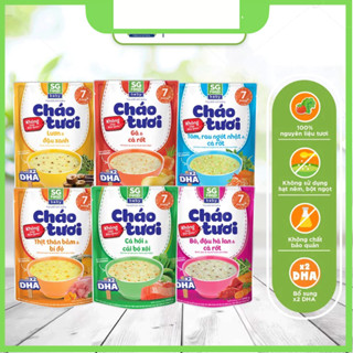 Combo 6 Gói Cháo Tươi SG Food Cho Bé 7m 240g (đọc kỹ mô tả)