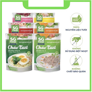 Thùng 30 Gói Cháo Tươi Deli SG Food 240g (đọc kĩ mô tả trước khi mua)