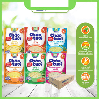 Thùng 30 Gói Cháo Tươi SG Food Cho Bé Ăn Dặm Từ 7 Tháng Tuổi (đọc kỹ mô tả trước khi mua)