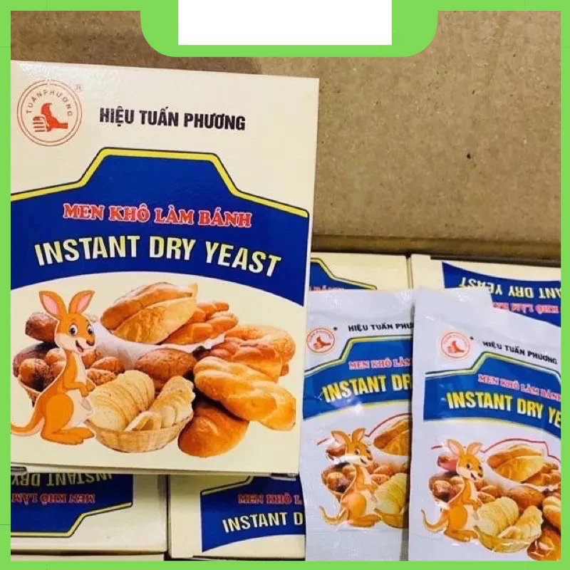 Hộp Men Khô / Men Nở Làm Bánh Tuấn Phương (Hộp 5 Gói) Date Mới
