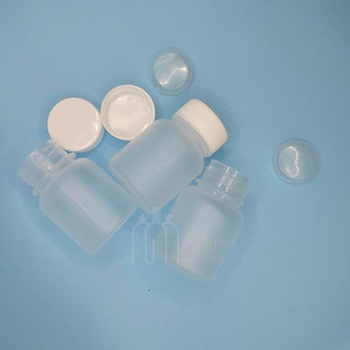 [50 LỌ NHỰA 25ML] Chai Nhựa Mini Dạng Tròn Có Nắp Vặn - Nhựa PP , Tiện Lợi Đựng Mỹ Phẩm, Viên, Bột