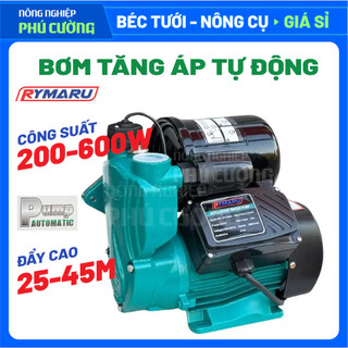  Bơm tăng áp tự động Rymaru RY200A máy tăng áp lực nước công suất 200W dùng cho gia đình từ 2-4 thiết bị BH 12 tháng 