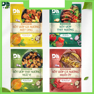  Sốt Ướp Thịt Nướng Ngũ Vị  Gà Nướng Mật Ong  Cá Nướng Muối Ớt DH Food 65g 