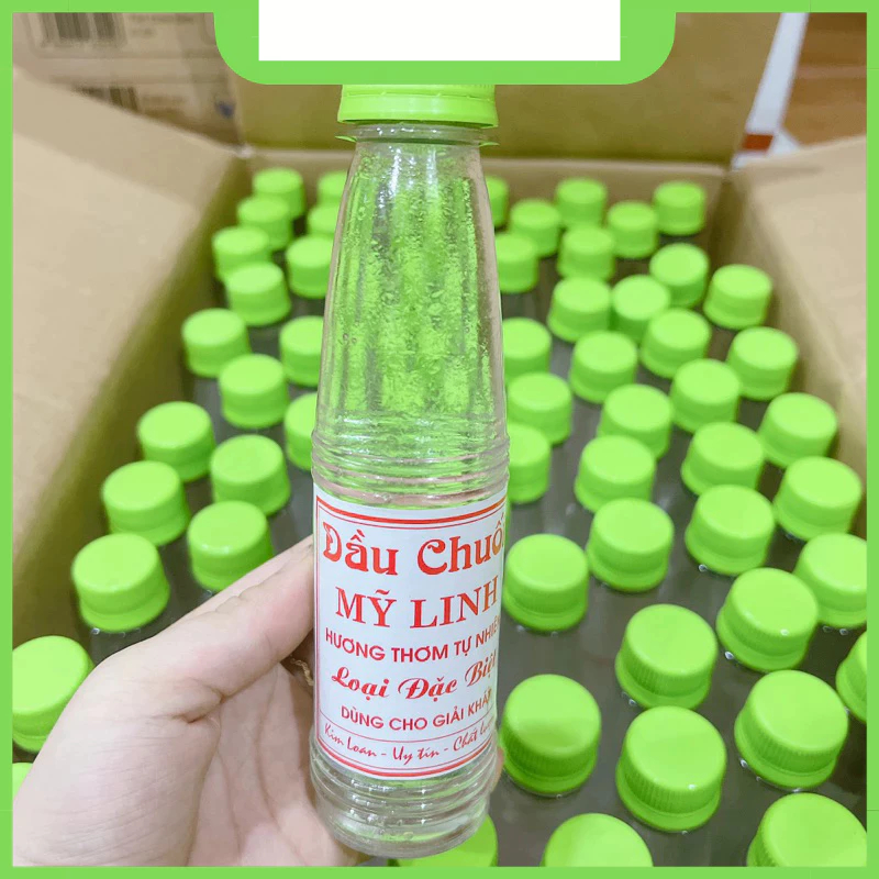 Dầu Chuối Mỹ Linh 200ml (Loại rẻ, tinh dầu chỉ dùng 1-2 giọt)
