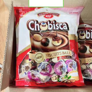 Kẹo Chobisca Đức Hạnh Chocolate 500g(có thìa xúc)
