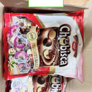 Kẹo Chobisca Đức Hạnh Chocolate 500g(có thìa xúc)