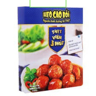 Thịt viên ăn liền heo cao bồi 3 phút 200g, heo cao bồi thịt viên