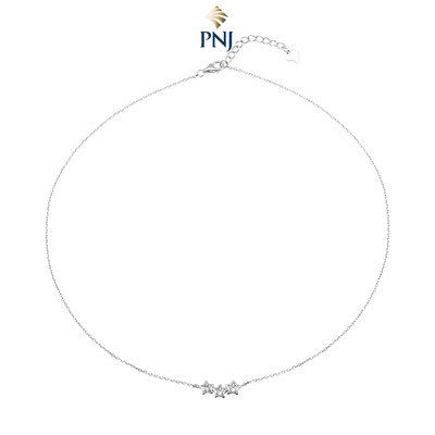 Dây cổ Bạc đính đá PNJSilver XMXMW060207