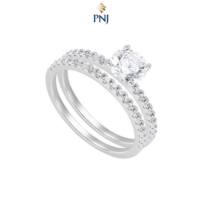 Nhẫn Bạc đính đá PNJSilver XMXMW060229