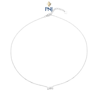 Dây cổ Bạc đính đá PNJSilver XMXMW060206