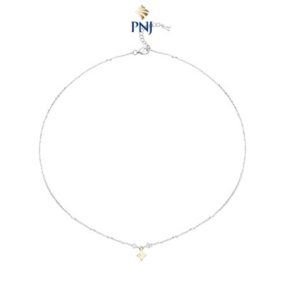 Dây cổ Bạc đính đá STYLE By PNJ XMXMC000028