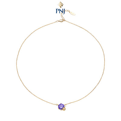 Dây cổ Bạc đính đá Disney|PNJ Tangled ZTXMX060002