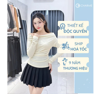  Áo len lông thỏ trễ vai Charme Store 411042 