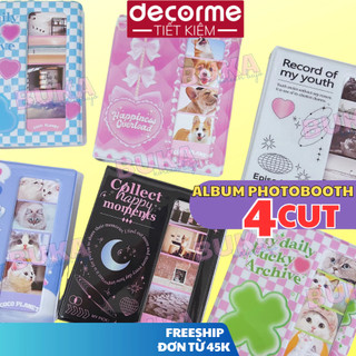 Album photobooth Buka DIY album đựng ảnh photostrip, Collect book strip4cut đựng card ảnh thần tượng phong cách Hàn Quốc