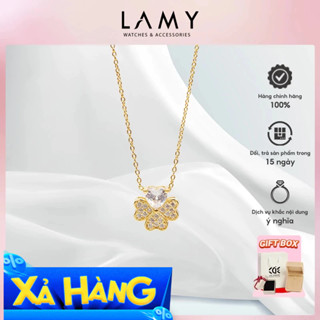 Dây chuyền bạc nữ CDE Graceful Leaf Pendant Gold Necklace CDE6386GG - Dây chuyền nữ cao cấp