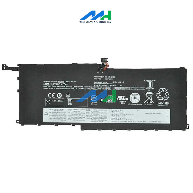 Pin Laptop Lenovo ThinkPad X1 Carbon Gen 4th Mã 45N1701 ThinkPad X1 Yoga 1st Gen Battery Mã 00HW028